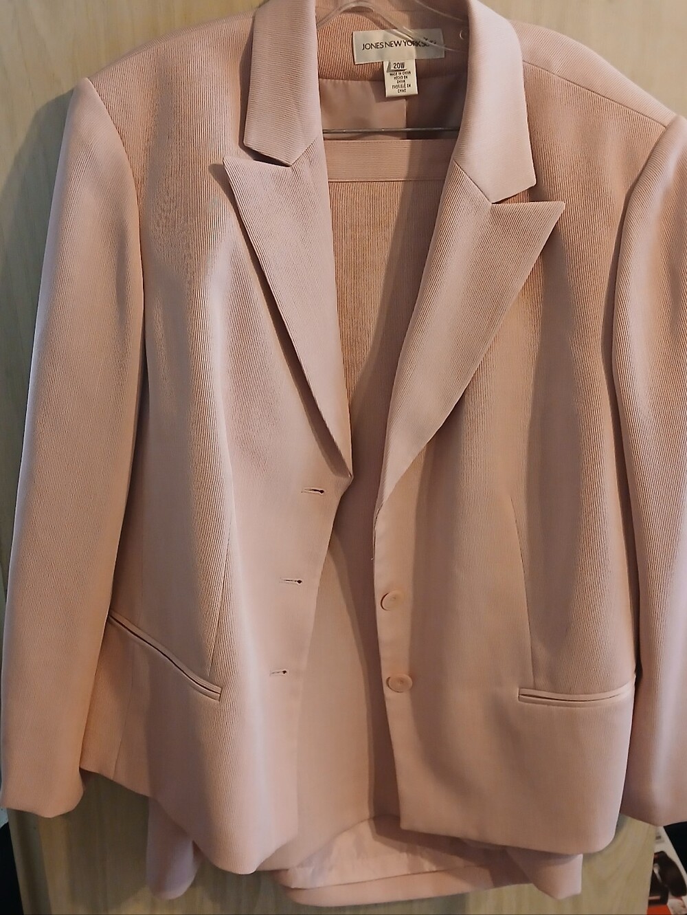 Jones New York Blush Mauve Women's Tailored Blazer